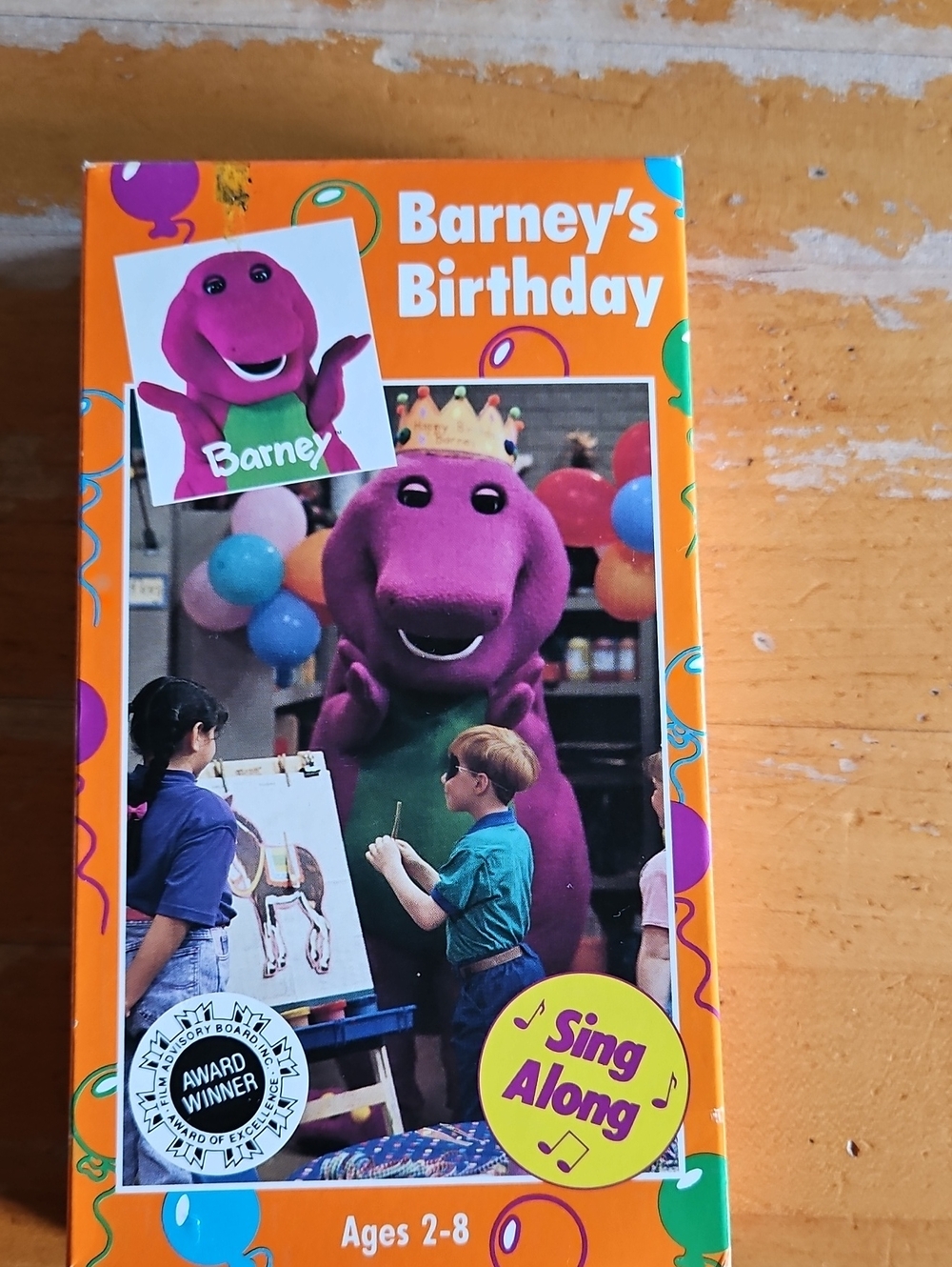 Barney's Birthday Party VHS – Purple, Green, Orange